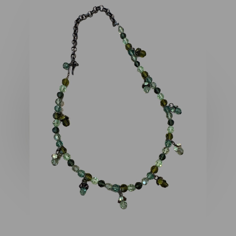 Elegant Green Beaded Necklace